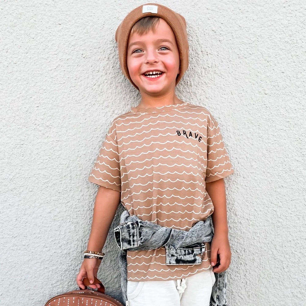 Brave Little Ones Waves bamboo shirt
